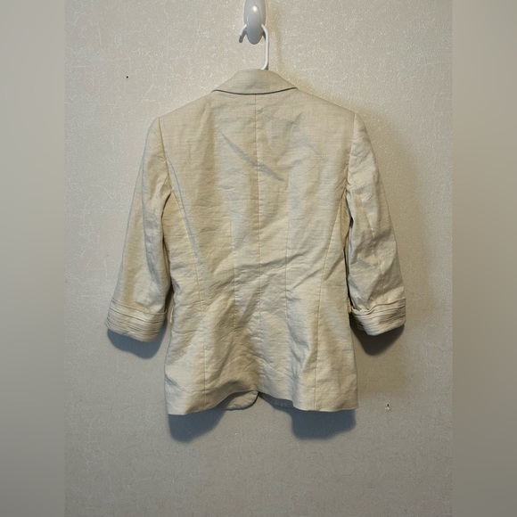 ANTONIO MELANI | Women's Cream Blazer | Size 2 - Picture 7 of 7